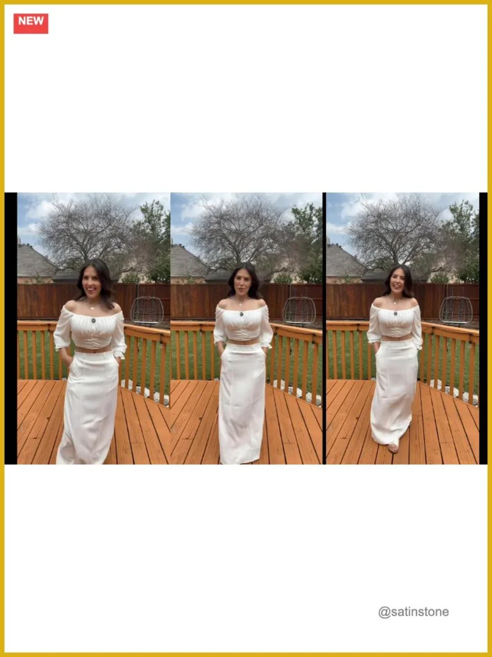 100% Polyester High Waist Maxi Skirt with Pockets H Line Floor Length